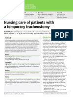 Nursing Care of Patients With A Temporary Tracheostomy 2015