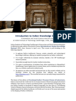 IIT Gandhinagar's Introduction to Indian Knowledge Systems Course