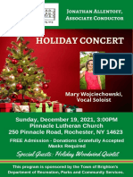 Holiday Concert: Jonathan Allentoff, Associate Conductor