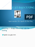 Bài Giảng Pháp Luật Đại Cương - ThS. Nguyễn Thị Thúy Hằng