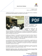 Comenzó en Madrid taller del Proyecto GPR impulsado por le gobierno ecuatoriano para mejorar la eficiencia del estado. foto 61