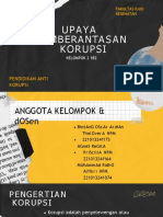 Presentasi Upaya Pemberantasan Korupsi-Kelompok2