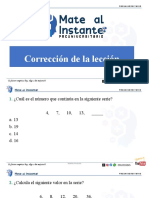 Clase N°2 Corrección de Lección 1