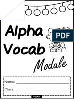 Alphabet Vocab