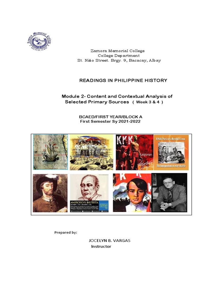 Module 2: Analyzing Philippine History | PDF | Philippines