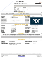 HOS Benelli Spec Sheet