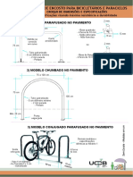 Croqui Suportes de Encosto Bicicletários Paraciclos - 3 modelos [UCB] - PDF