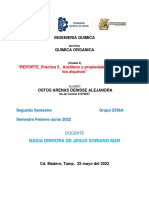 REPORTE - Práctica 5 - Acetileno y Propiedades Químicas de Los Alquinos