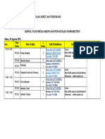 Agenda Kuliah Daring Selasa, 30 Agustus