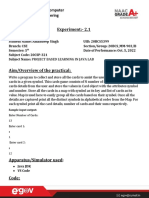 Amandeep Singh 20BCS5399 PBLJ Lab Worksheet 2.1