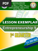 Lesson Exemplar4 ENTREPRENEURSHIP Grade9 Q1