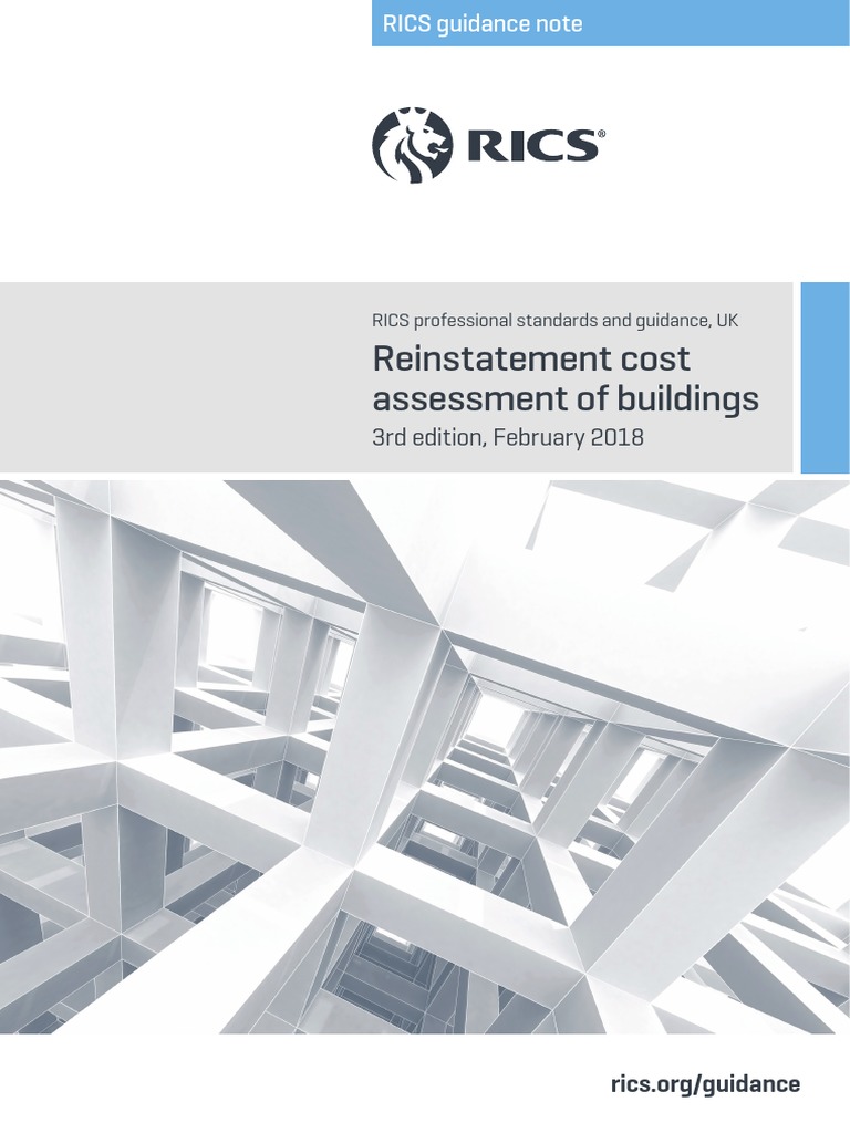 Reinstatement Cost Assessment of Buildings3rdEdition PDF