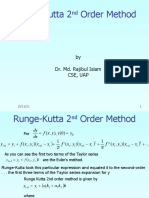 2 - Runge-Kutta 2nd Order Method