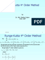 3 - Runge-Kutta 4th Order Method