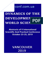 Dynamics of The Development of World Science 23 25.10.19