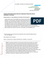 Article - Work Related Stress, Burnout, Job Satisfaction and General Health of Nurses 2