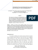 Analisis Instrumen Evaluasi Formatif Pada Mata Pelajaran Ipa Kelas Iv SDN Salembaran Iii