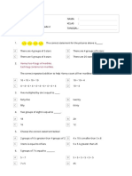 Multiplication & Division Grade 2