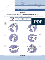 Keeping Your Hands Clean During COVID 19: Part A - Choice Items