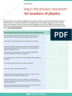 Inclusive Learning in The Physics Classroom