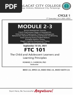 FTC 101-Module-2 & 3