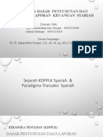 Kerangka Dasar Penyusunan Dan Penyajian Laporan Keuangan Syariah