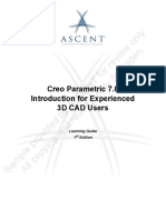 Creo Parametric 7 0 Intro For Experienced 3d Cad Users SC