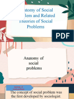 Anatomy of Social Problem and Related Theories of Social Problems