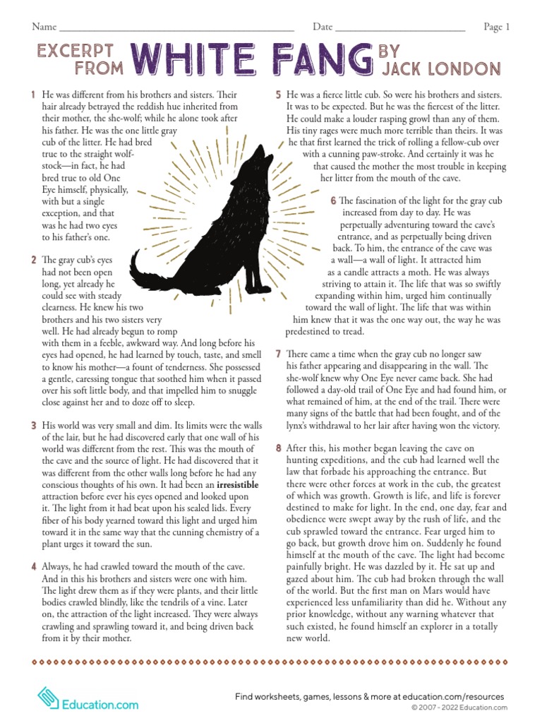 reading-comprehension-excerpt-from-white-fang-pdf
