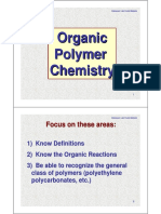 Organic Polymer Chemistry