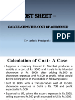 Cost Sheet PDF