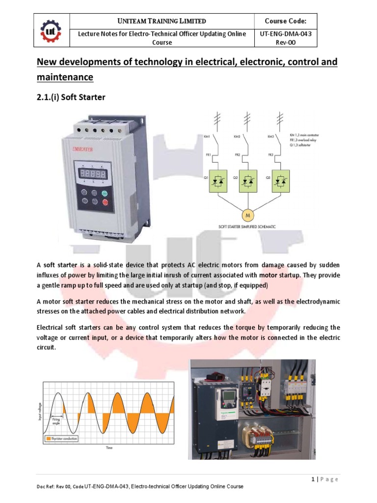 Competence 2 ETO (Electrical) PDF Electric Motor Control Theory