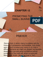 Chapter 12 Promoting The Business