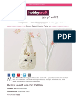 1000 - Free Bunny Basket Crochet Pattern