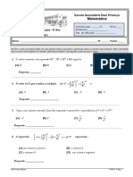 Matemática: Versão 1