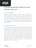 Cloud Engineer Data Interview Prep Guide