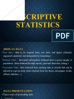 Descriptive Statistics 1