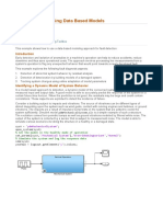 Fault Detection Using Data Based Models