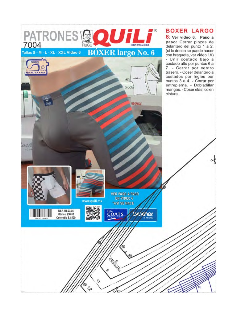 Boxer Largo Hombre | PDF