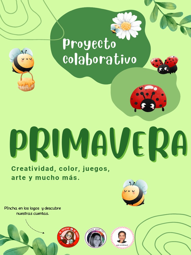 Proyecto Creativo de Primavera Infantil | PDF | Plantas de jardín