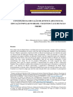 Concepções Da Educação de Jovens E Adultos E Da Educação Popular No Brasil: Um Estudo À Luz de Paulo Freire