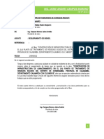 Informe Nº21 Requerimienro de BIENES