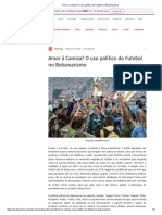Amor À Camisa O Uso Político Do Futebol No Bolsonarismo - Blog Da Revista Outrora UFRJ