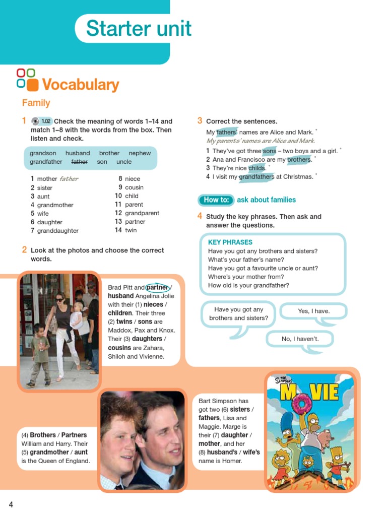 Family Vocabulary and Questions Guide | PDF