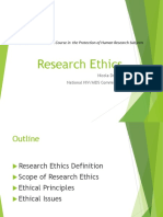 Research Ethics 10 May 2017