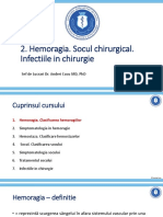 Hemoragia. Socul Chirurgical. Infectiile in Chirurgie