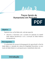 22 - 09 - 15 - Traços Gerais Do Humanismo em Portugal