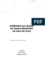 Intérprete de Língua de Sinais Brasileira Na Sala de Aula