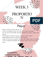 WEEK 3 - Proportion