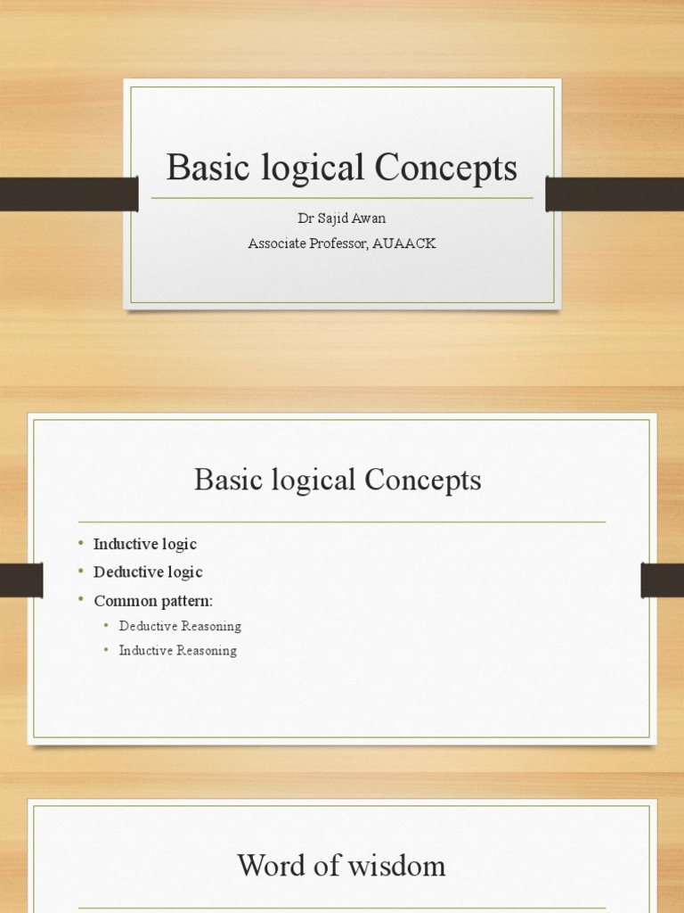 Discussion 2 Logic Basic Concepts | Download Free PDF | Argument ...